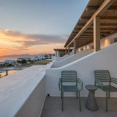 Alojamento de Acomodação e Pequeno-almoço Ostria View Mykonos